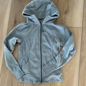 Lululemon Gray Zip-Up Hoodie